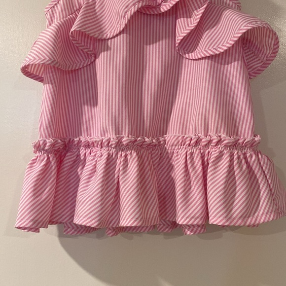 Habitual Girl Pink and White Striped Dress Baby Girl Size 12
Months NWOT - Picture 2 of 6